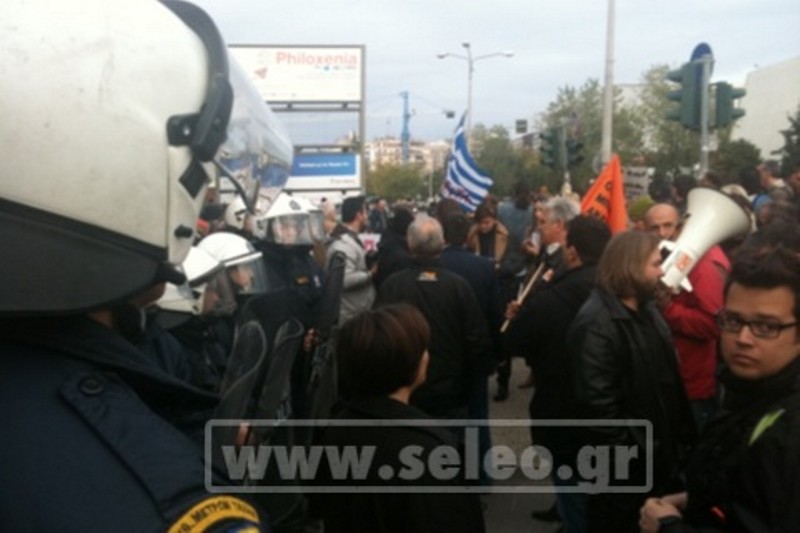 Θεσσαλονίκη: Διαδηλωτές επιτέθηκαν σε Γερμανούς συνέδρους 